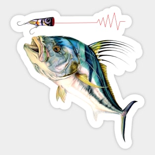 rooster fish II Sticker